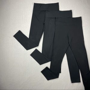 Forever 21 Black Leggings  Large (3 Pack Bundle)